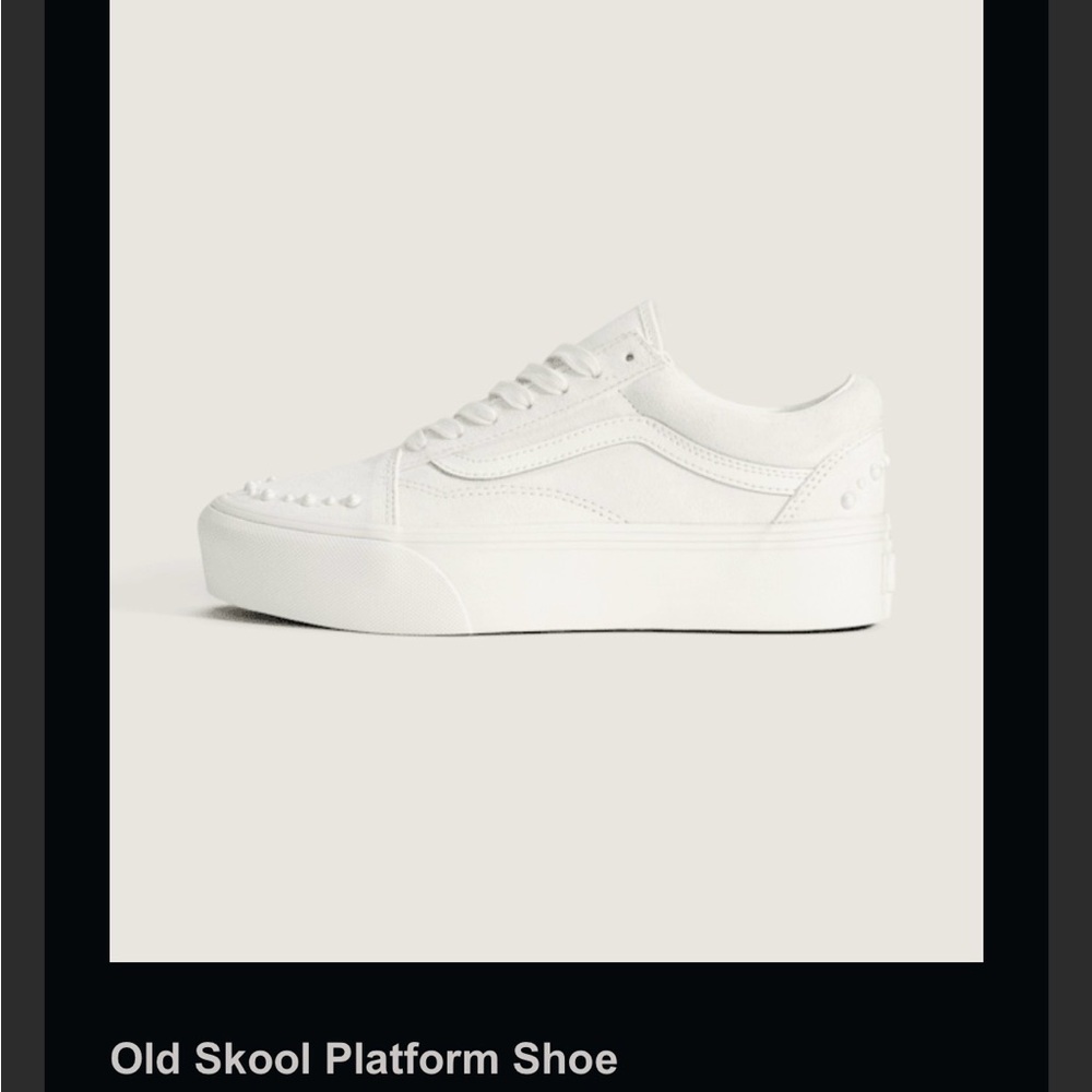 Vans Old Skool Platform Sneakers - White